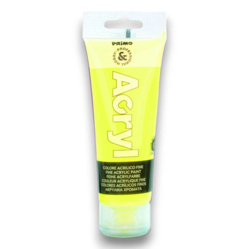 Picture of PRIMO 75ML ACRYLIC PAINT FLUO YELLOW